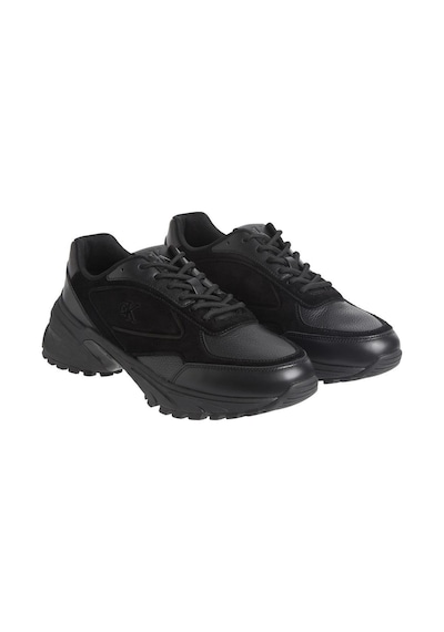 Calvin Klein Hike Runner Hf Lth Mix Siyah Erkek Sneaker-10150 Siyah