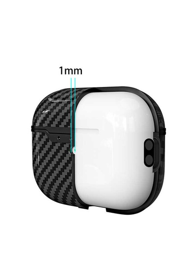 Apple AirPods Uyumlu Pro 2 Kılıf Zore Airbag 04 Silikon Siyah