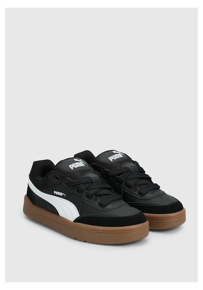 Puma 40049702 Park Lıfestyle Sk8 Black Whıte Erkek Sneaker Siyah