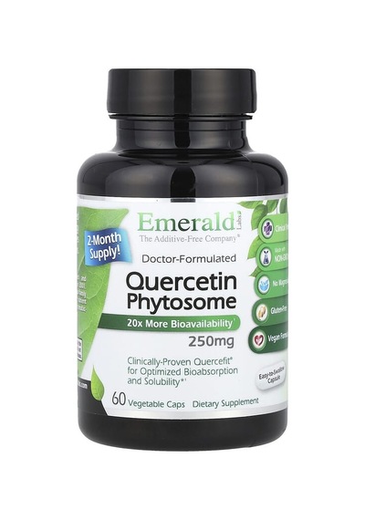 Emerald Laboratories, Quercetin Phytosome, 250 Mg, 60 Vegetable Caps