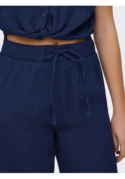 Only Kadın Belden Lastikli Lacivert Pantolon - 15367285
