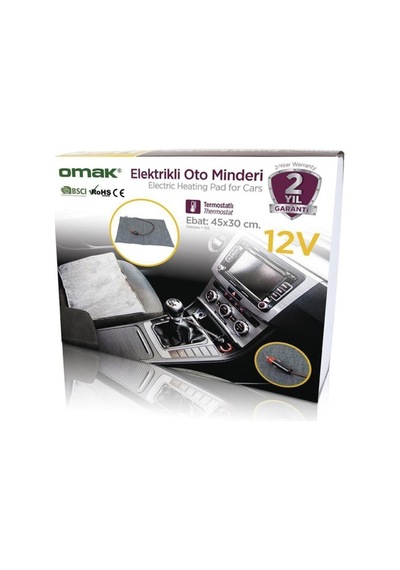 Elektrikli Oto Minderi Termostatlı 12V