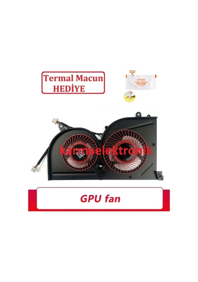 MSI Uyumlu Gs63Vr Gs63Vr Stealth Pro Notebook Fan Ver.2 (Gpu Vga) Sağ