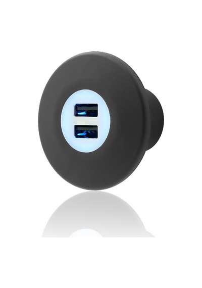 Sanel Usb Şarj Ünitesi Üniversal 12V24V 2Amp Mavi Ledli Suc2B