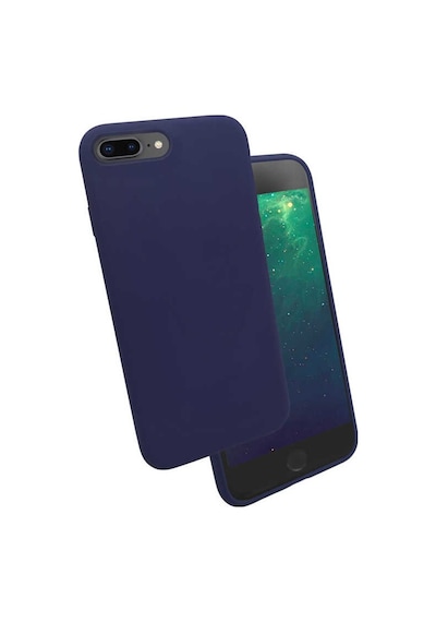 Apple Uyumlu iPhone 8 Plus Kılıf Zore Silk Kadife Iç Yüzey Silikon Kılıf