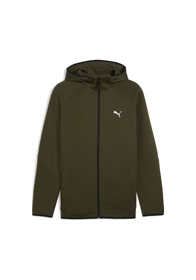 Puma Evostrıpe Fz Hoodie Dk Erkek Yetişkin Ceket Yeşil