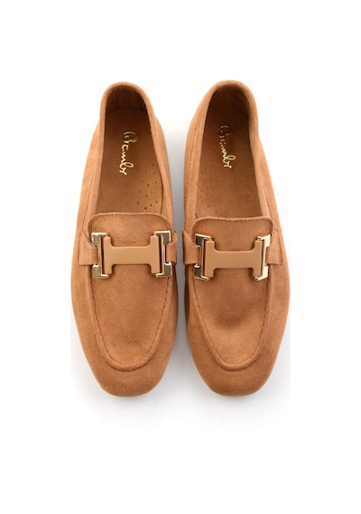 Bambi Taba Kadın Loafer Ayakkabı K01688012272 Taba