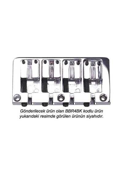 Dr Parts Bbr4Bk Siyah Bas Gitar Köprüsü