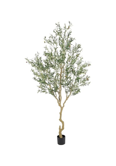 Yapay Zeytin Ağacı Lüx 240cm Doğal Gövdeli Gerçek Görünümlü Yapay Ağaç