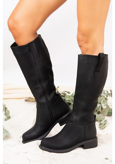 Fox Shoes Siyah Kadın Çizme J674272109
