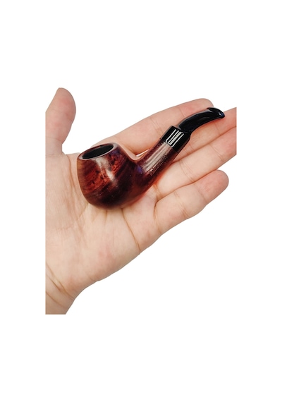 Falconetti 9 Mm. Sandalwood Eğimli Sap Mini Ahşap Pipo Rd42