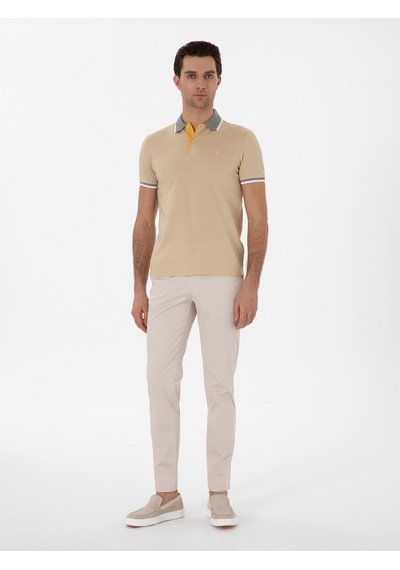 Cacharel Bej Slim Fit Pamuk Karışımlı Kanvas Pantolon Cacharel Bej Slim Fit Pamuk Karışımlı Kanvas Pantolon