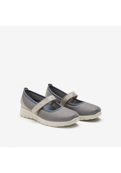 6012 Grey Babet Kadın 27 B87 Sx Carema Fly Flot Cloth Slipper Cloth