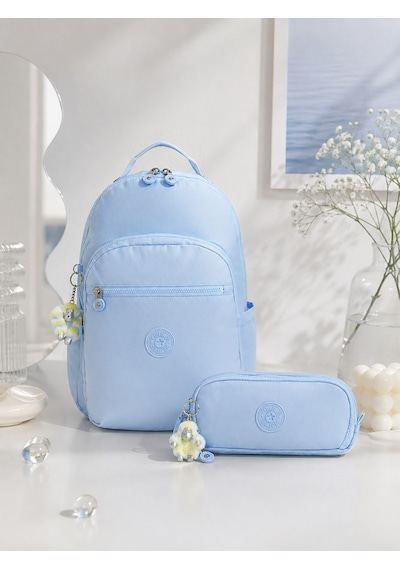 Kipling Kız Çocuk Okul Çantası 2'li Set Çanta Ve Kalemlik Kpsetkpkı713502 Mavi