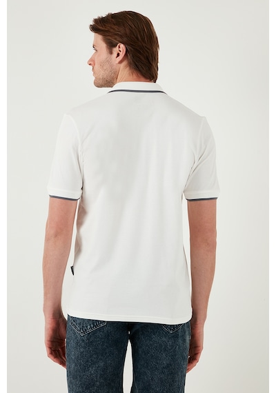 Buratti Pamuklu Regular Fit Erkek Polo Yaka T Shirt 5902063 Beyaz