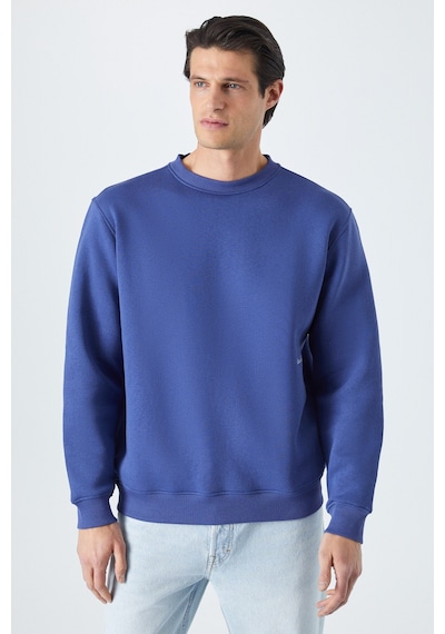 Grimelange Dane Erkek Organik Kumaşlı Yumuşacık Koyu Mavi Sweatshirt Koyu Mavi Grimelange Dane Erkek Organik Kumaşlı Yumuşacık Koyu Mavi Sweatshirt Koyu Mavi