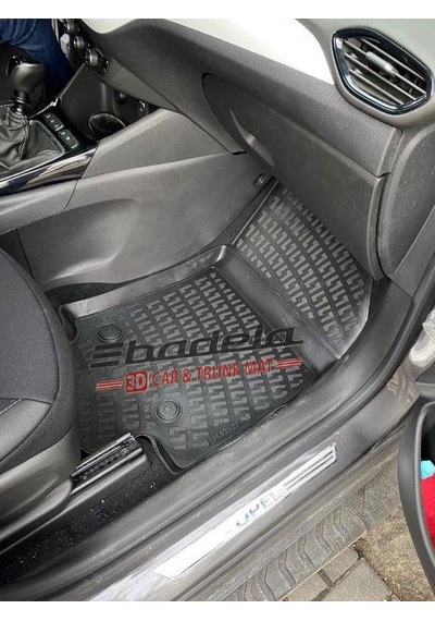 Opel Crossland X 2017-2025 3d Kauçuk Havuzlu Paspas Kokusuz
