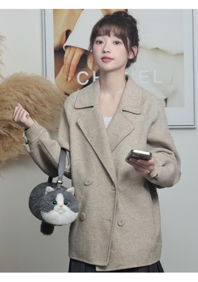Bear & Deer Pelüş Kedi Şeklinde El Çantası Gri - Bd-cat005 Gri