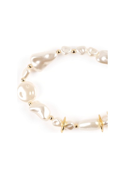 İncili Gold Detaylı Lastikli Bileklik S26blk009 Us26blk00974 Çok Renkli