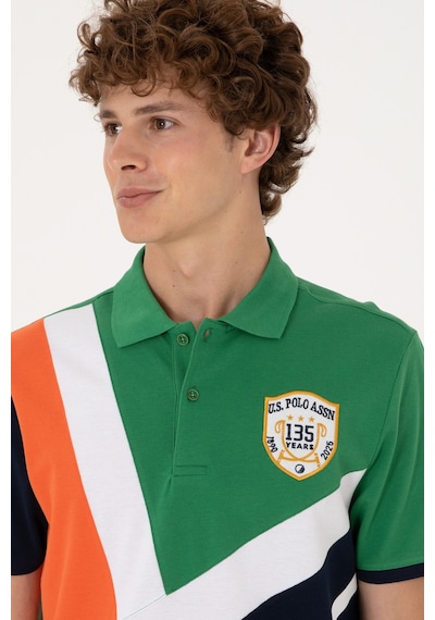 U.S. Polo Assn. Erkek Regular Fit Polo Yaka Yeşil Tişört 50300164-VR054