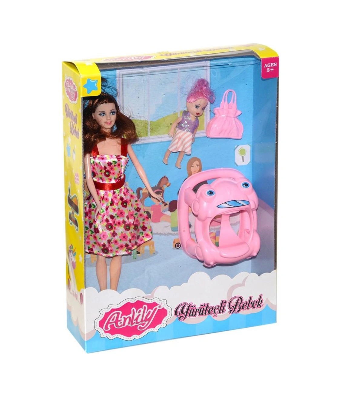 02413 Oydaş, Anlily Yürüteçli Bebek / +3 Yaş Standart