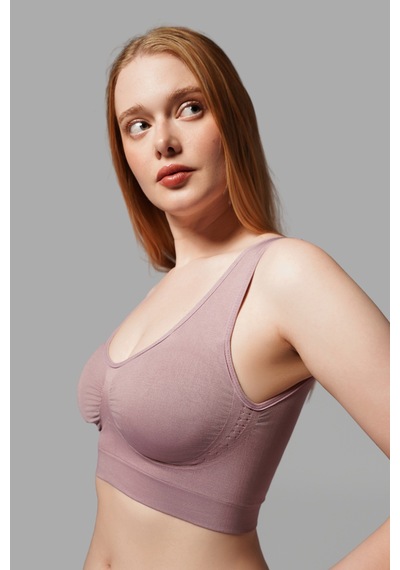 Toparlayıcı Balensiz Pedli Büstiyer 5040 Gül Kurusu