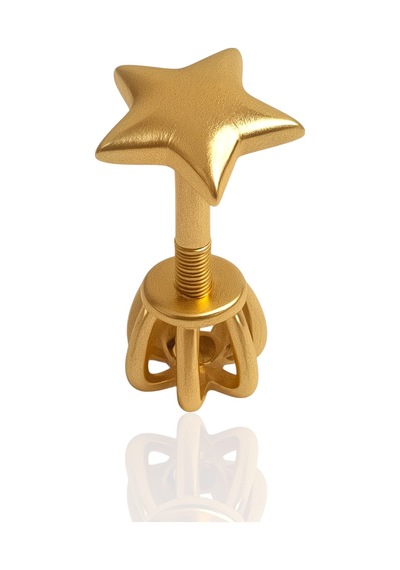 14 Ayar Altın Piercing Tragus Küpe