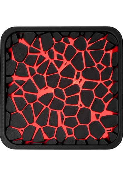 Lava Grid Gece Lambası Siyah