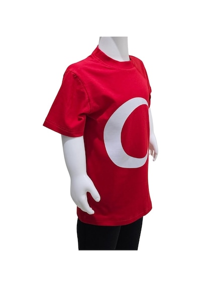 Kostüm Sarayı Ay Yıldız Baskılı Türk Bayraklı Tişört Kırmızı