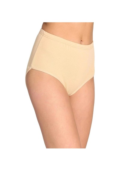 Hubrendy Tedarik 2 Adet Tutku Kadın Yüksek Bel Bato Kalın Lastik Külot Ten Mudanis Çok Renkli