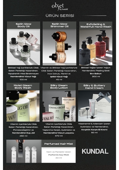 Pürüzsüzleştirici Nemlendirici Saten Bitişli Duş Jeli Kundal Moist Gleam Body Wash Santal Rose Odunsu