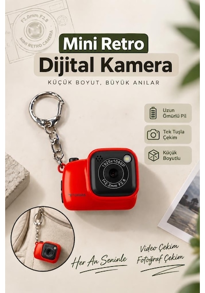 Torima CMR52 Mini Anahtarlık Mini Dijital Kamera