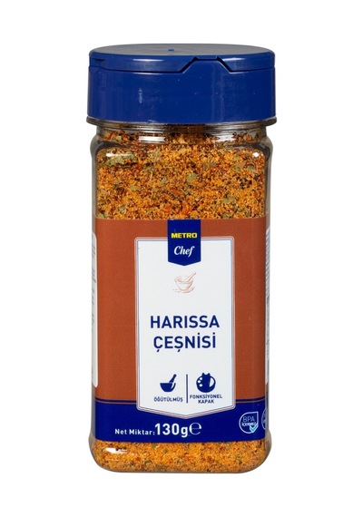 Metro Chef Harissa Çeşnisi 130 G - Kuzey Afrika Lezzeti 2'li Ekonomik Paket - 2 Adet Tarı