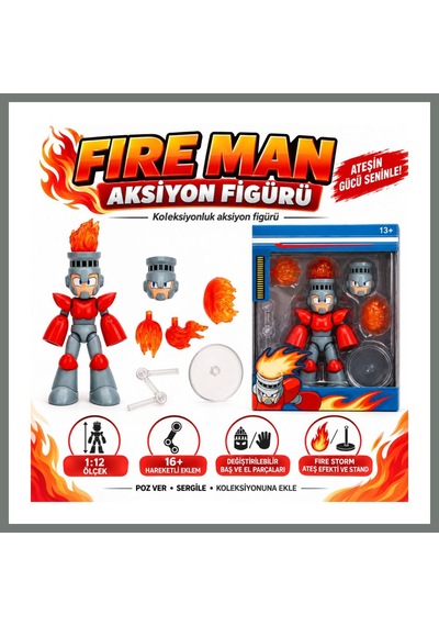 Bezos Fire Man Figürü Mmbz