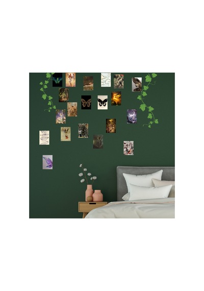 20 Adet A5 Fairygrunge Fairycore Art Poster Seti Estetik Duvar Kolajı Oda Süsleme Afiş Seti
