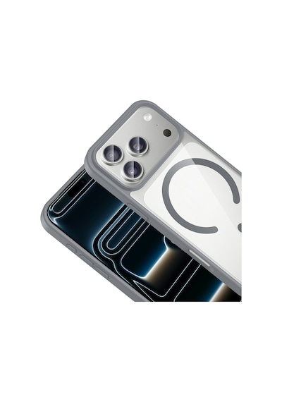 Apple Uyumlu iPhone 17 Pro Kılıf M-safe Wireless Şarj Özellikli Silikon Zore Ege Kapak Lacivert