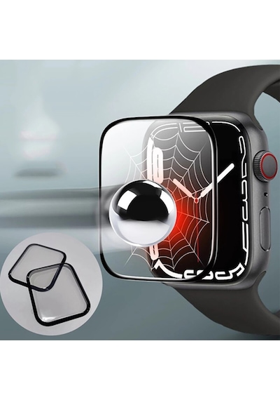 Apple Uyumlu Watch 7 Seri 45 Mm Ekran Koruyucu Nano Esnek Cam Ppm