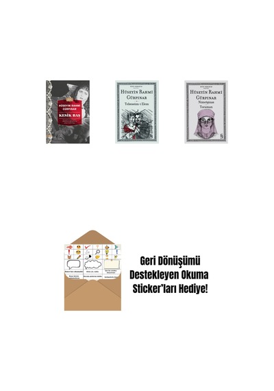 Kesik Baş Günümüz Türkçesiyle + Tebessüm-i Elem + Nimetşinas - Toraman + Okuma Sticker'ları