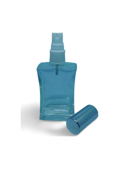 Parfüm Şişesi 30 Ml 3 Adet Gri Kapak Plastik Valf İçbükey Boş Şişe