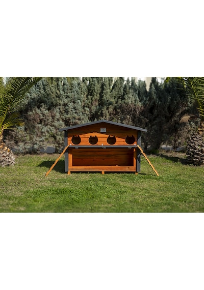 4 Yuvalı Kedi Evi Mamalıklı