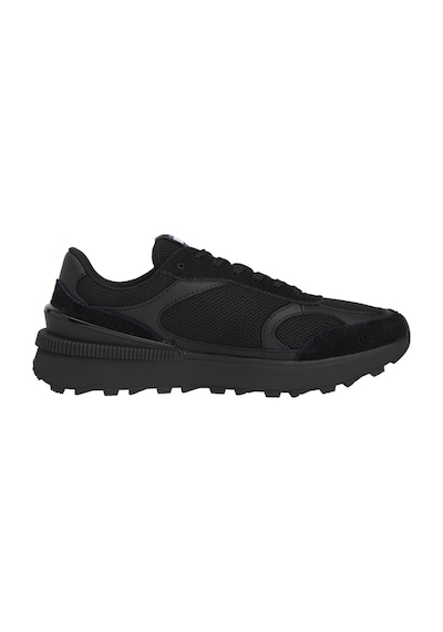 Tommy Hilfiger Erkek Renk Bloklu Siyah Sneaker Siyah