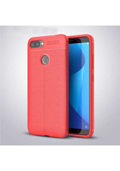 Asus Zenfone Max Plus M1 Zb570tl Kılıf Zore Niss Silikon Kapak Kırmızı