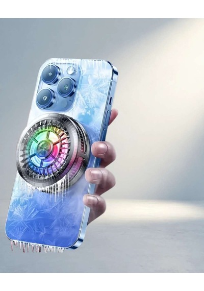 Oyun İçin Rgb Işıklı Telefon Soğutucu Fan 1 Adet