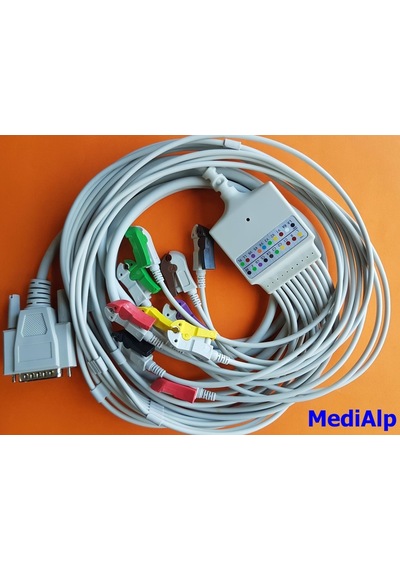 Ekg Kablosu 10 Lu Kıskaç Uçlu