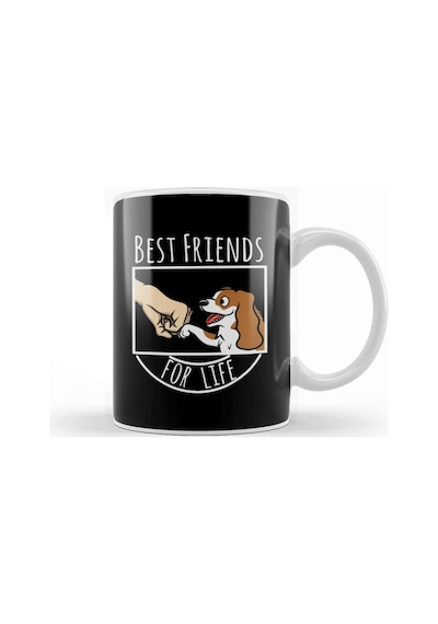 Cavalier King Charles Spaniel Best Friends For Life Kupa Bardak Porselen Karışık