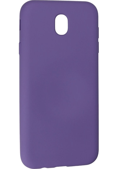 Newface Samsung Galaxy Uyumlu J7 Pro / J730 Kılıf Nano İçi Kadife Silikon Semeglbl - 72 - Mor
