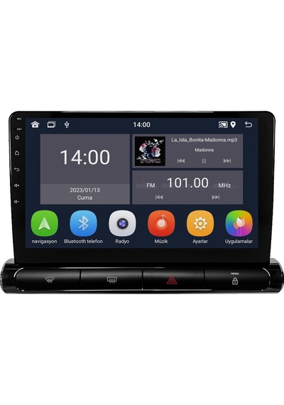 Citroen C3 Android Multimedya Sistemi 2023 Crv-4768xd Hıgh