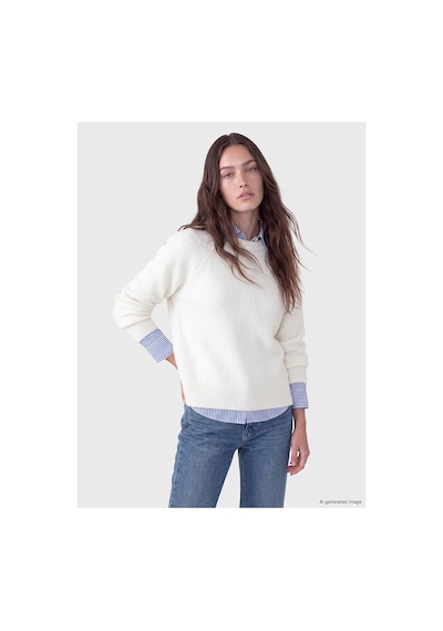 LC Waikiki Alıta Cıty Farkıyla Lcw Modest Ekru Oval Yaka Kadın Triko Kazak Ekru - 931135524 Ekru LC Waikiki Alıta Cıty Farkıyla Lcw Modest Ekru Oval Yaka Kadın Triko Kazak Ekru - 931135524 Ekru