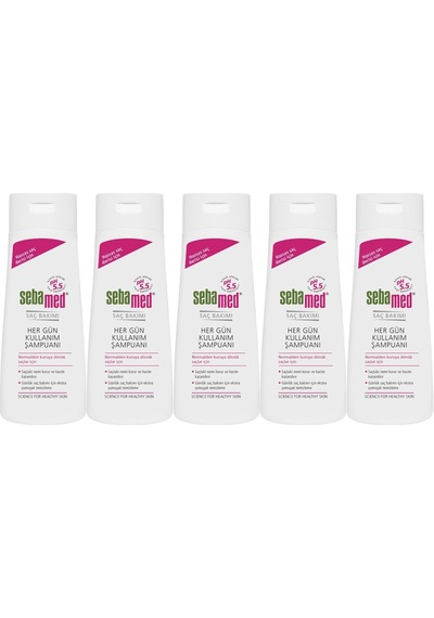 Sebamed Şampuan 400ml Hergün Kullanım 5 Li Set