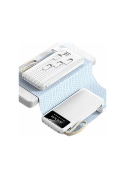 Powerbank Şarj Cihazı 4 Çıkışlı 20.000 Mah Powerbank Taşınabilir Çoklu Giriş Siyah 79401832